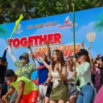 Bãi cát rộng là lý do Nhũ Tiên được nhiều đoàn cân nhắc cho team building, picnic và hoạt động ngoài trời