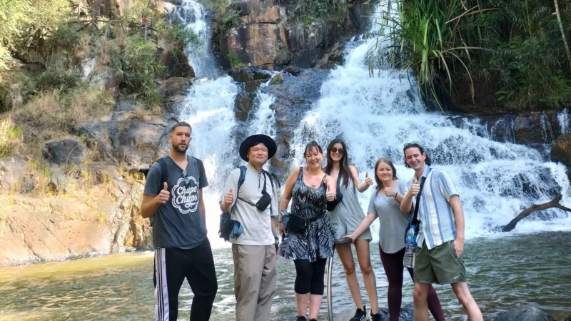 Dalat half day morning highlights: Datanla Waterfall, Clay Tunnel & Crazy House